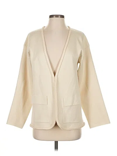 Pre-owned Vici Blazer Jacket In White