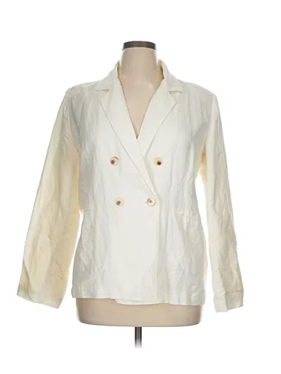 Pre-owned Vici Blazer Jacket In White