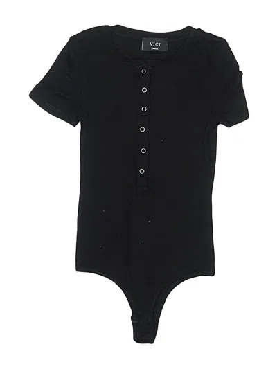 Pre-owned Vici Bodysuit In Black