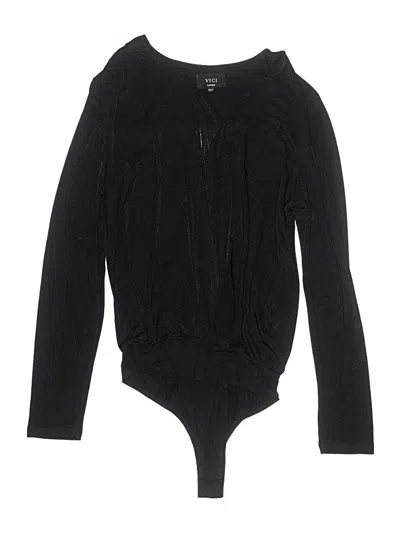 Pre-owned Vici Bodysuit In Black