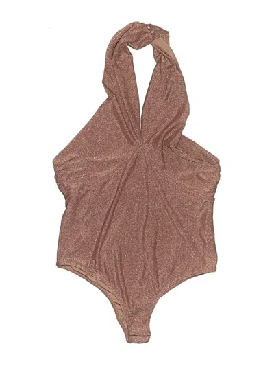 Pre-owned Vici Bodysuit In Brown