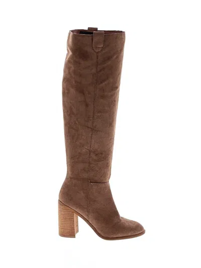 Pre-owned Vici Boots In Brown