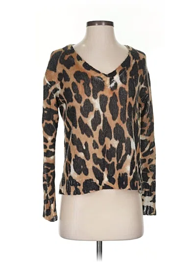 Pre-owned Vici Cardigan Sweater In Brown