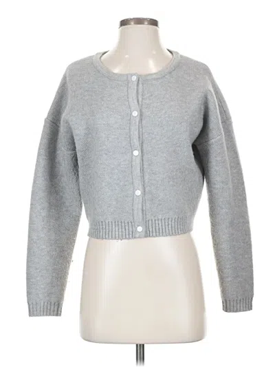 Pre-owned Vici Cardigan Sweater In Gray