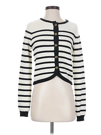 Pre-owned Vici Cardigan Sweater In Ivory