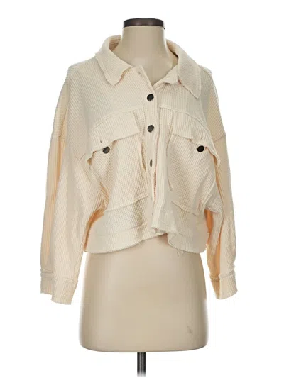 Pre-owned Vici Cardigan Sweater In White