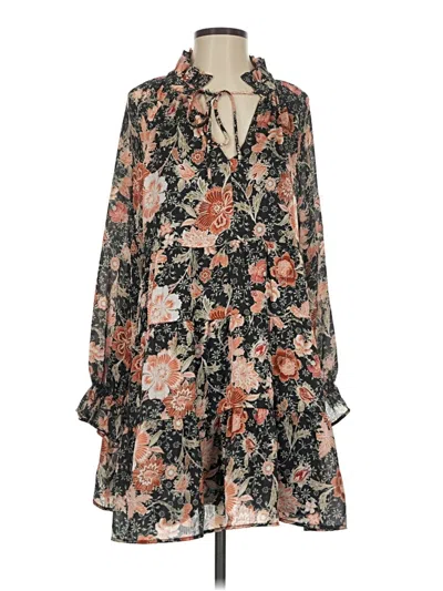 Pre-owned Vici Casual Dress In Black