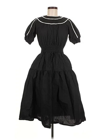 Pre-owned Vici Casual Dress In Black