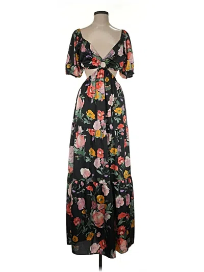 Pre-owned Vici Casual Dress In Black