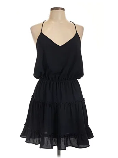 Pre-owned Vici Casual Dress In Black