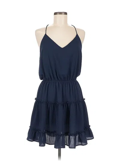 Pre-owned Vici Casual Dress In Blue