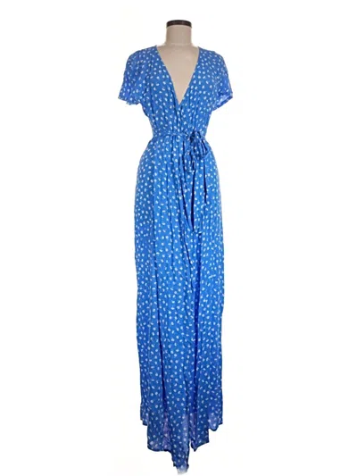 Pre-owned Vici Casual Dress In Blue