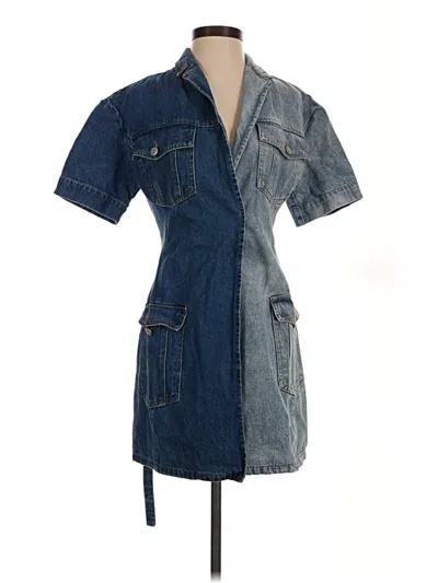 Pre-owned Vici Casual Dress In Blue