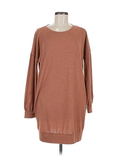 Pre-owned Vici Casual Dress In Brown