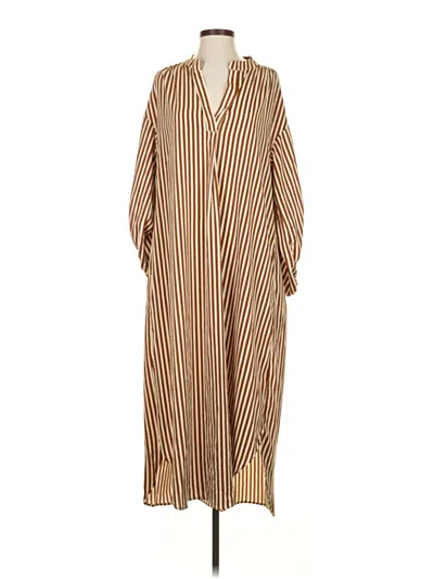 Pre-owned Vici Casual Dress In Brown