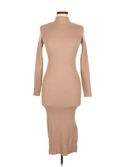 Pre-owned Vici Casual Dress In Brown