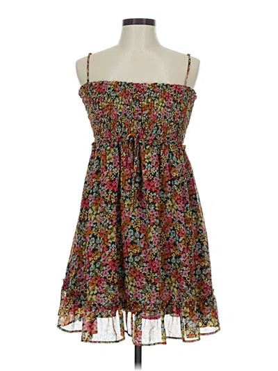 Pre-owned Vici Casual Dress In Brown