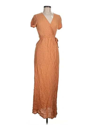 Pre-owned Vici Casual Dress In Brown