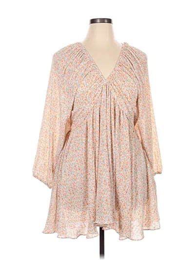 Pre-owned Vici Casual Dress In Brown