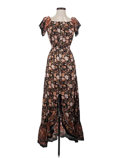 Pre-owned Vici Casual Dress In Brown