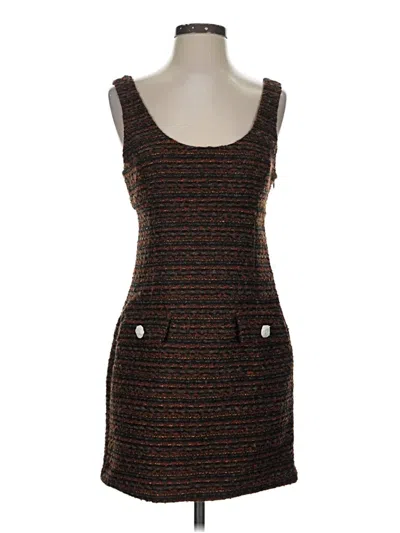 Pre-owned Vici Casual Dress In Brown