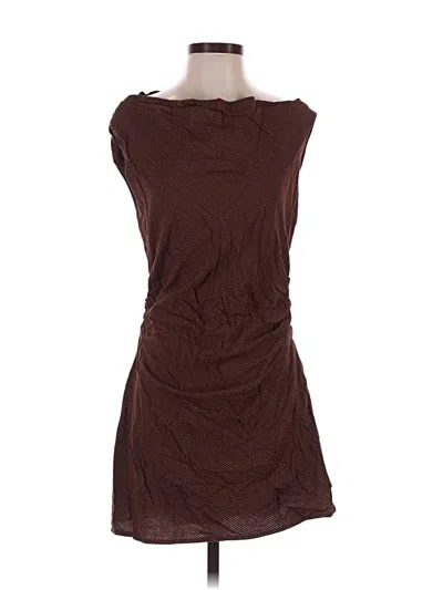Pre-owned Vici Casual Dress In Brown