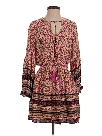 Pre-owned Vici Casual Dress In Brown