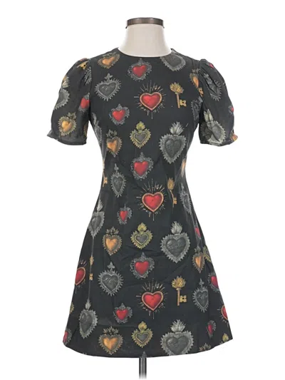 Pre-owned Vici Casual Dress In Gray