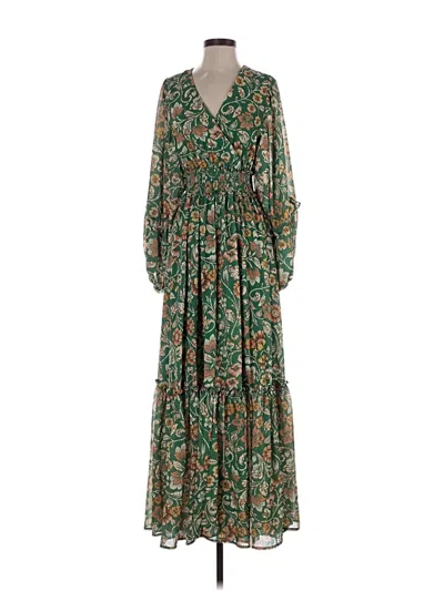 Pre-owned Vici Casual Dress In Green