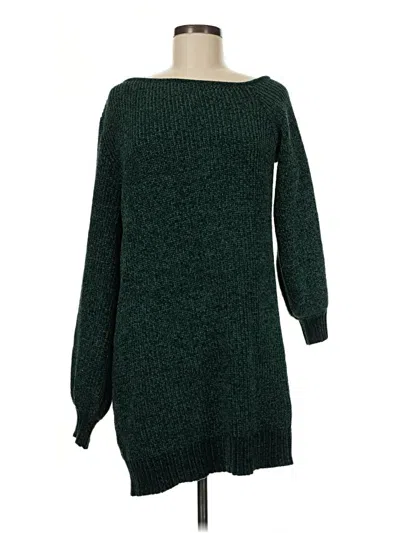 Pre-owned Vici Casual Dress In Green