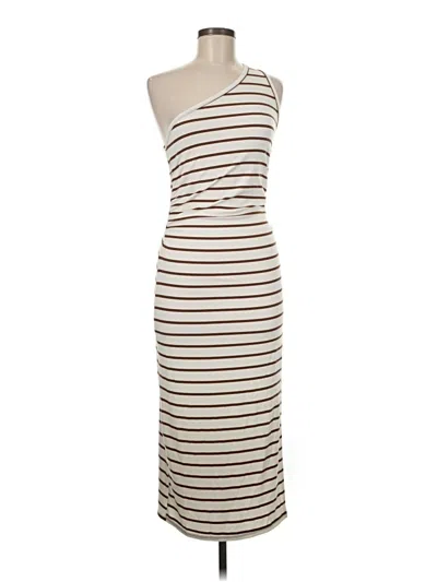 Pre-owned Vici Casual Dress In Ivory