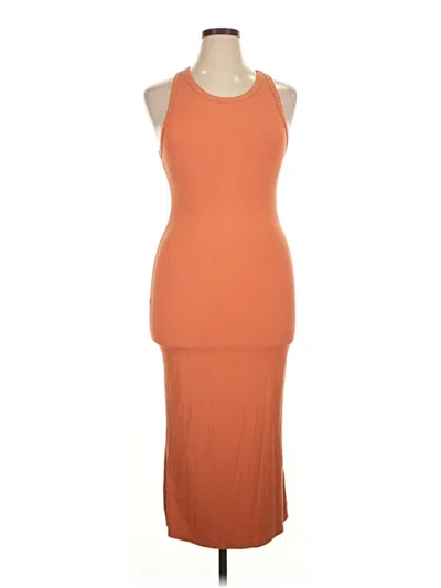 Pre-owned Vici Casual Dress In Orange