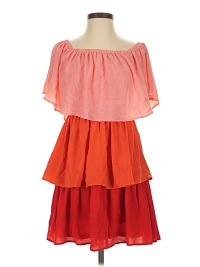 Pre-owned Vici Casual Dress In Orange