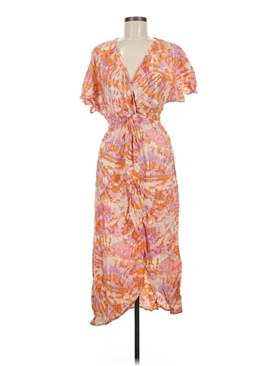 Pre-owned Vici Casual Dress In Orange