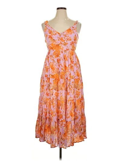 Pre-owned Vici Casual Dress In Orange