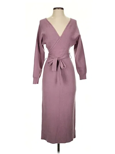 Pre-owned Vici Casual Dress In Purple