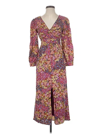 Pre-owned Vici Casual Dress In Purple