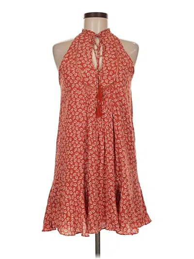 Pre-owned Vici Casual Dress In Red