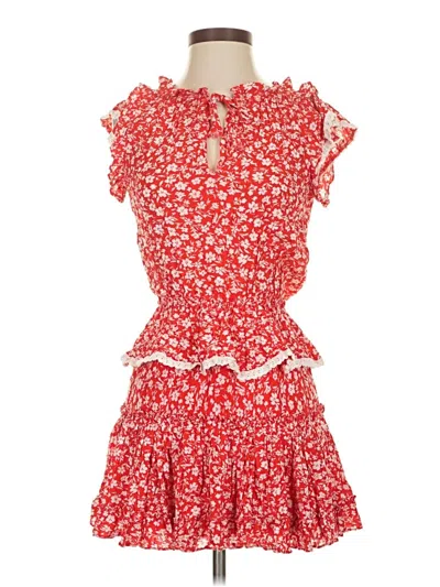 Pre-owned Vici Casual Dress In Red