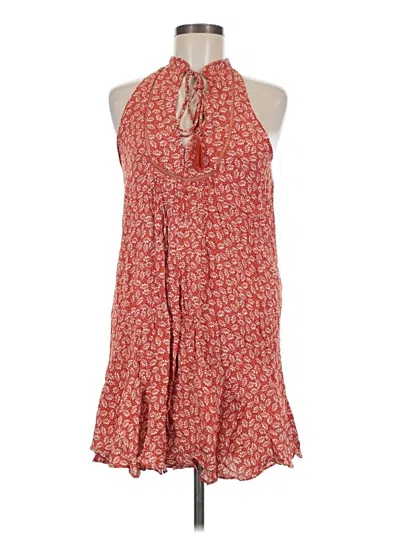 Pre-owned Vici Casual Dress In Red