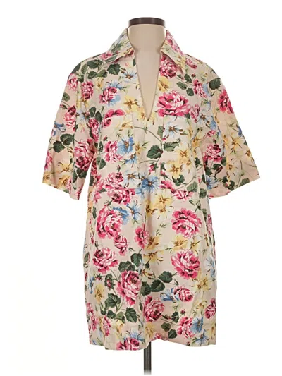 Pre-owned Vici Casual Dress In Tan