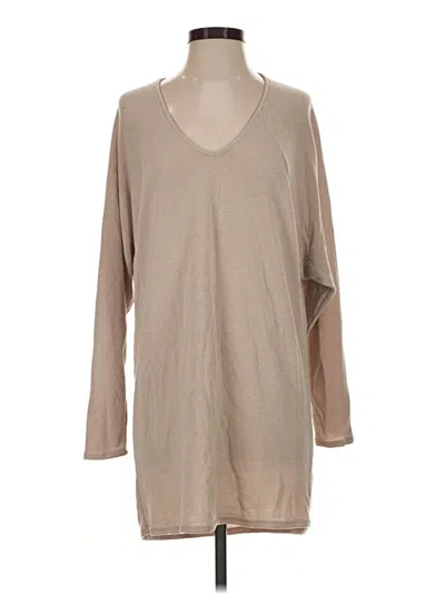 Pre-owned Vici Casual Dress In Tan