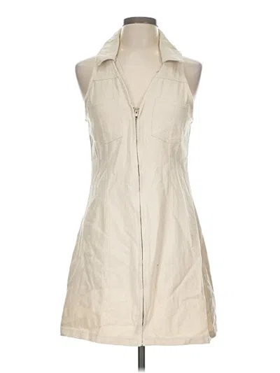 Pre-owned Vici Casual Dress In Tan
