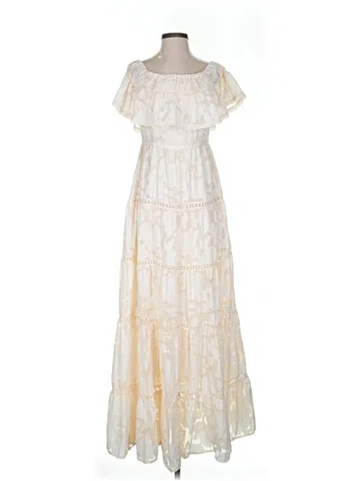 Pre-owned Vici Casual Dress In White