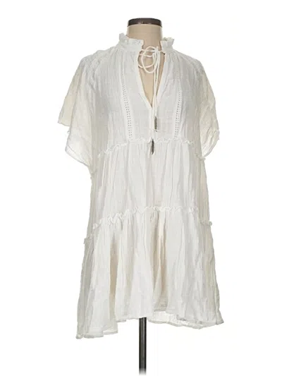 Pre-owned Vici Casual Dress In White
