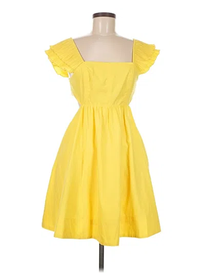Pre-owned Vici Casual Dress In Yellow