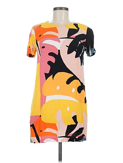 Pre-owned Vici Casual Dress In Yellow