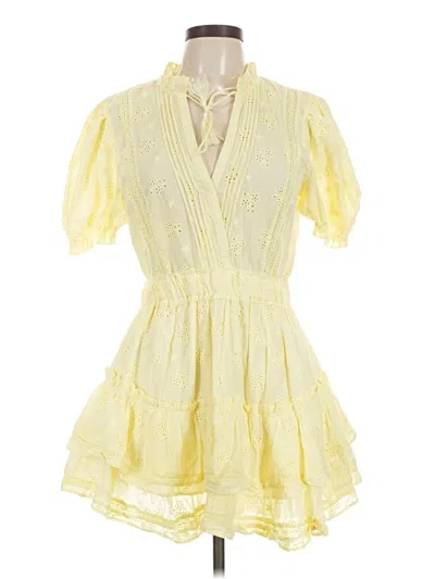 Pre-owned Vici Casual Dress In Yellow