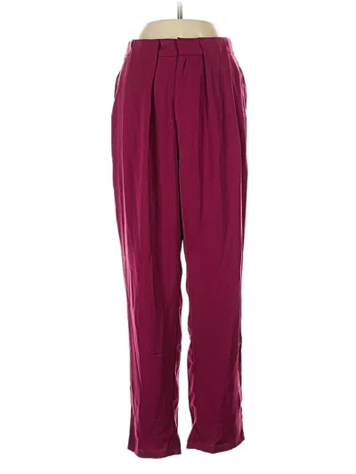 Pre-owned Vici Casual Pants In Burgundy