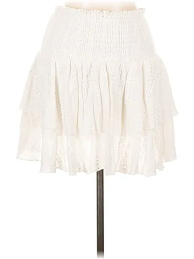 Pre-owned Vici Casual Skirt In Ivory